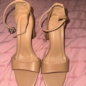 Target Tan Ankle Strap Heels